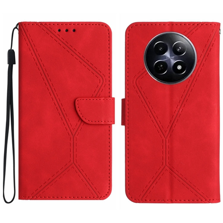 Stitching Embossed Leather Phone Case, For Realme 12 5G Global, For Realme 12+ Global, For Realme 12 Pro/12 Pro+ Global, For Realme C67 4G, For Realme 11 5G Global, For Realme C53, For Realme 11 4G Global, For Realme C65 4G