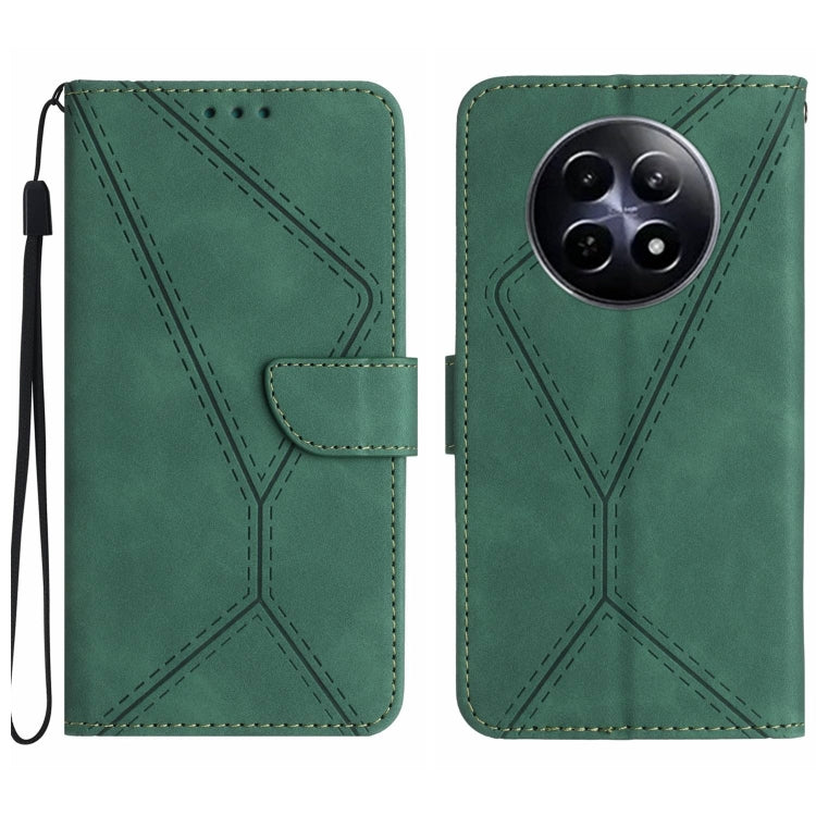 Stitching Embossed Leather Phone Case, For Realme 12 5G Global, For Realme 12+ Global, For Realme 12 Pro/12 Pro+ Global, For Realme C67 4G, For Realme 11 5G Global, For Realme C53, For Realme 11 4G Global, For Realme C65 4G