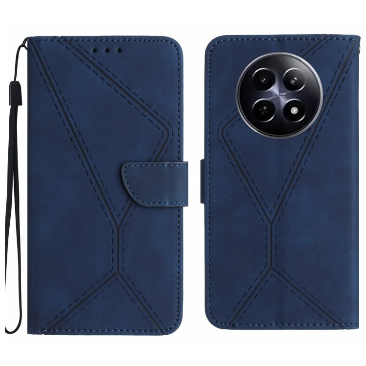 Stitching Embossed Leather Phone Case, For Realme 12 5G Global, For Realme 12+ Global, For Realme 12 Pro/12 Pro+ Global, For Realme C67 4G, For Realme 11 5G Global, For Realme C53, For Realme 11 4G Global, For Realme C65 4G