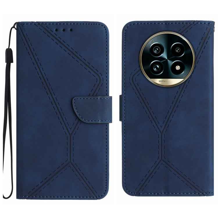 Stitching Embossed Leather Phone Case, For Realme 14 Pro+ 5G, For Realme C75 4G, For Realme 13+ 5G Global, For Realme 13 Pro 5G / 13 Pro+ 5G, For Realme C63 4G Global/ C61, For Realme C63 5G, For Realme 12 5G Global, For Realme 12+ Global