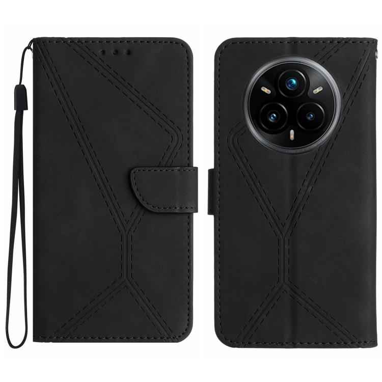 Stitching Embossed Leather Phone Case, For Realme 14 Pro+ 5G, For Realme C75 4G, For Realme 13+ 5G Global, For Realme 13 Pro 5G / 13 Pro+ 5G, For Realme C63 4G Global/ C61, For Realme C63 5G, For Realme 12 5G Global, For Realme 12+ Global