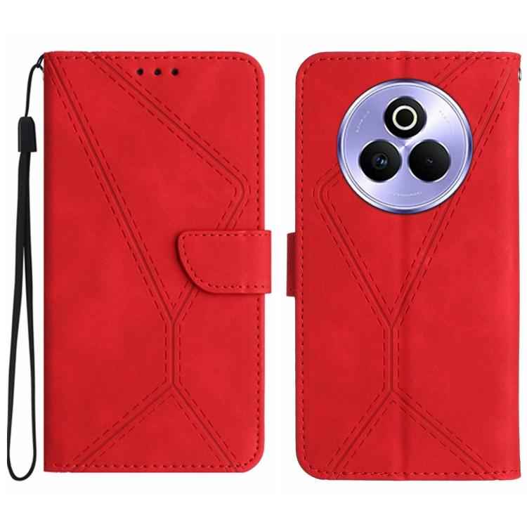Stitching Embossed Leather Phone Case, For Realme C85 5G, For Realme C85 Pro 4G, For Realme 15T 5G, For Realme 15 5G Global / 15 Pro 5G Global, For Realme C71 4G, For Realme C75 5G, For Realme 14 5G Global / P3 5G Global, For Realme P3 Pro 5G Global