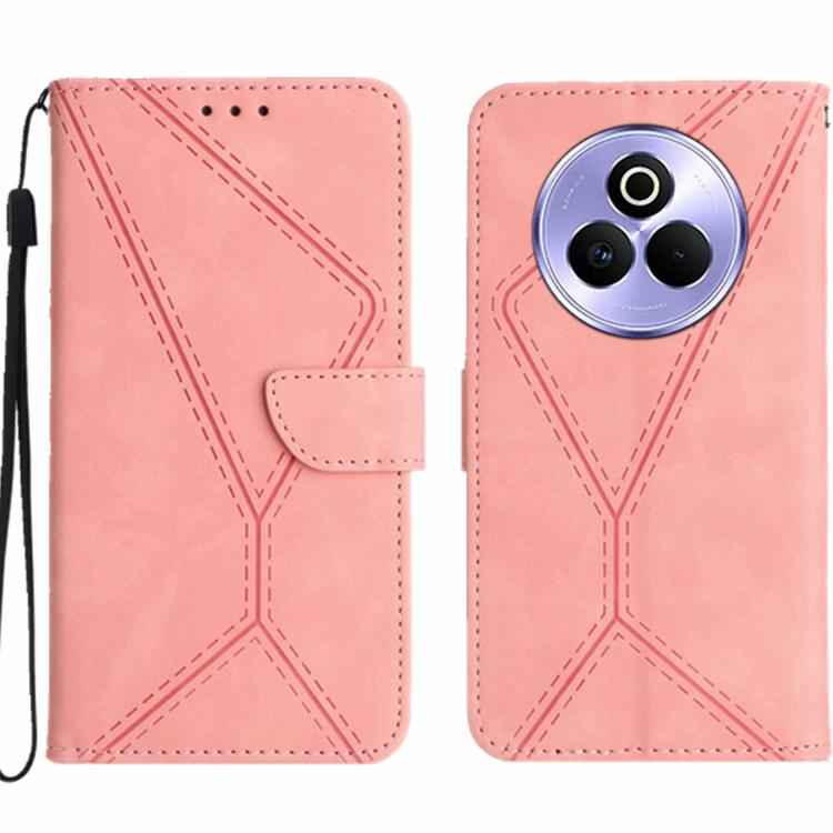 Stitching Embossed Leather Phone Case, For Realme C85 5G, For Realme C85 Pro 4G, For Realme 15T 5G, For Realme 15 5G Global / 15 Pro 5G Global, For Realme C71 4G, For Realme C75 5G, For Realme 14 5G Global / P3 5G Global, For Realme P3 Pro 5G Global