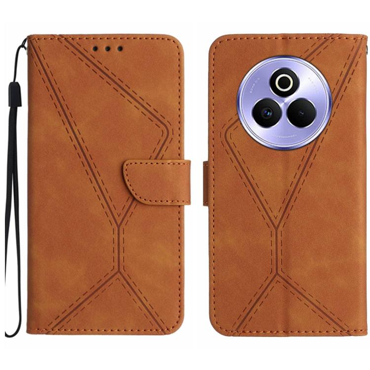 Stitching Embossed Leather Phone Case, For Realme C85 5G, For Realme C85 Pro 4G, For Realme 15T 5G, For Realme 15 5G Global / 15 Pro 5G Global, For Realme C71 4G, For Realme C75 5G, For Realme 14 5G Global / P3 5G Global, For Realme P3 Pro 5G Global