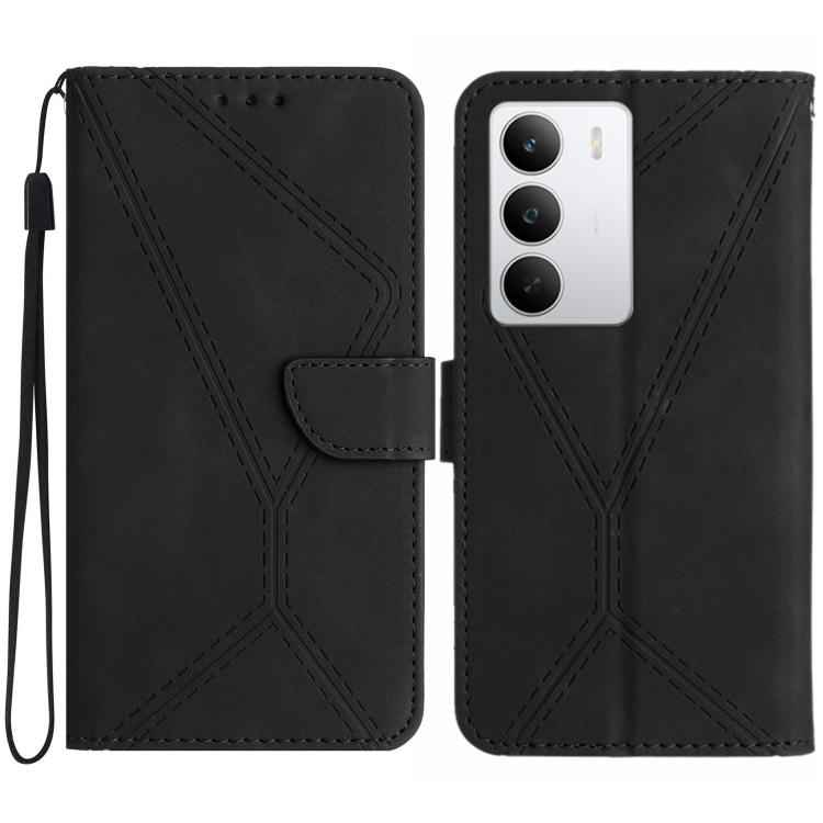 Stitching Embossed Leather Phone Case, For Realme C85 5G, For Realme C85 Pro 4G, For Realme 15T 5G, For Realme 15 5G Global / 15 Pro 5G Global, For Realme C71 4G, For Realme C75 5G, For Realme 14 5G Global / P3 5G Global, For Realme P3 Pro 5G Global