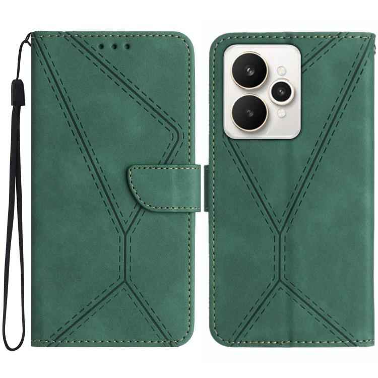 Stitching Embossed Leather Phone Case, For Realme C85 5G, For Realme C85 Pro 4G, For Realme 15T 5G, For Realme 15 5G Global / 15 Pro 5G Global, For Realme C71 4G, For Realme C75 5G, For Realme 14 5G Global / P3 5G Global, For Realme P3 Pro 5G Global