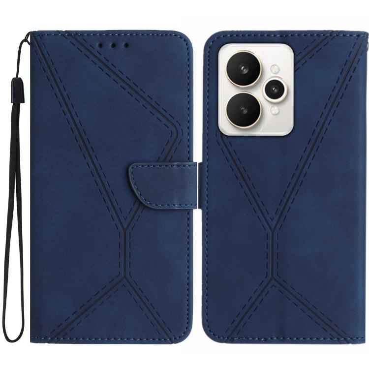 Stitching Embossed Leather Phone Case, For Realme C85 5G, For Realme C85 Pro 4G, For Realme 15T 5G, For Realme 15 5G Global / 15 Pro 5G Global, For Realme C71 4G, For Realme C75 5G, For Realme 14 5G Global / P3 5G Global, For Realme P3 Pro 5G Global
