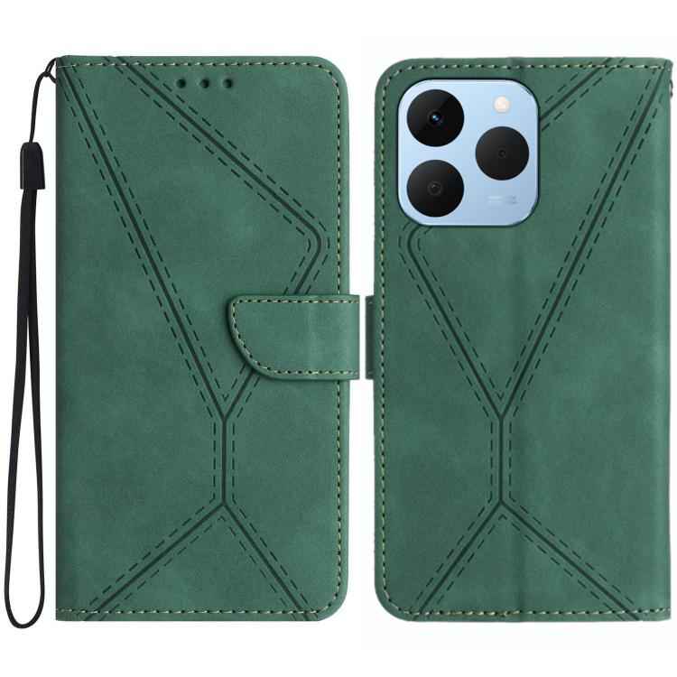 Stitching Embossed Leather Phone Case, For Realme C85 5G, For Realme C85 Pro 4G, For Realme 15T 5G, For Realme 15 5G Global / 15 Pro 5G Global, For Realme C71 4G, For Realme C75 5G, For Realme 14 5G Global / P3 5G Global, For Realme P3 Pro 5G Global