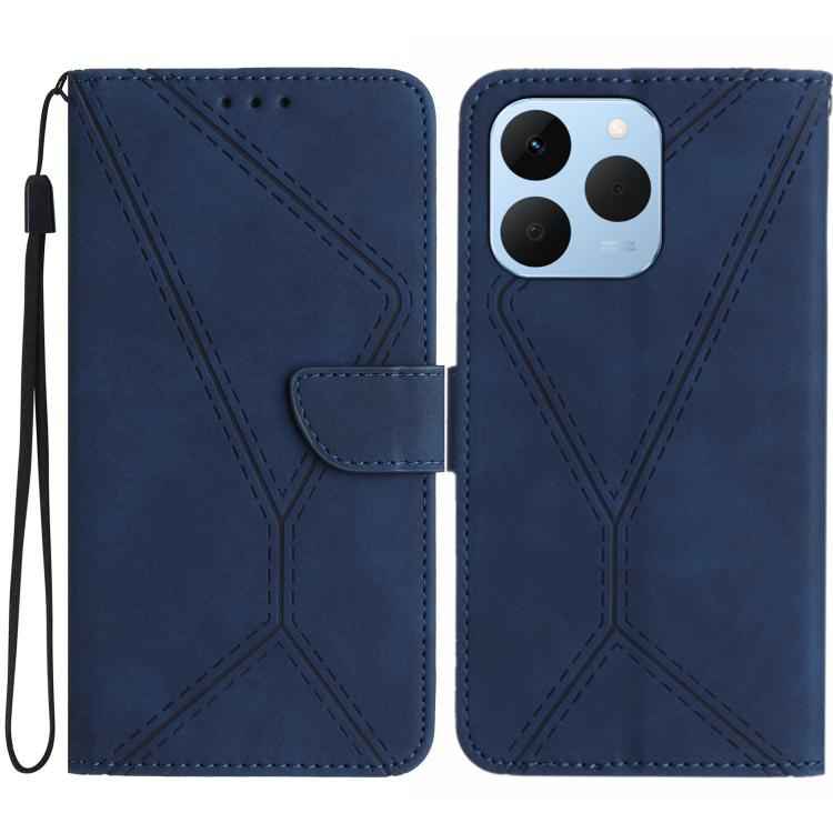 Stitching Embossed Leather Phone Case, For Realme C85 5G, For Realme C85 Pro 4G, For Realme 15T 5G, For Realme 15 5G Global / 15 Pro 5G Global, For Realme C71 4G, For Realme C75 5G, For Realme 14 5G Global / P3 5G Global, For Realme P3 Pro 5G Global