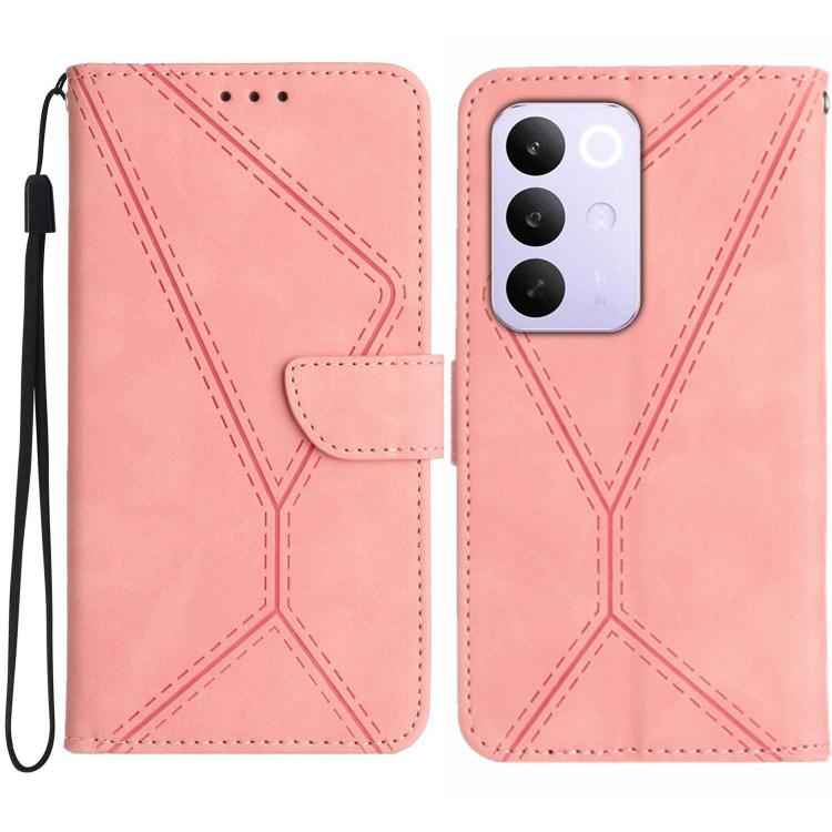 Stitching Embossed Leather Phone Case, For Realme C85 5G, For Realme C85 Pro 4G, For Realme 15T 5G, For Realme 15 5G Global / 15 Pro 5G Global, For Realme C71 4G, For Realme C75 5G, For Realme 14 5G Global / P3 5G Global, For Realme P3 Pro 5G Global
