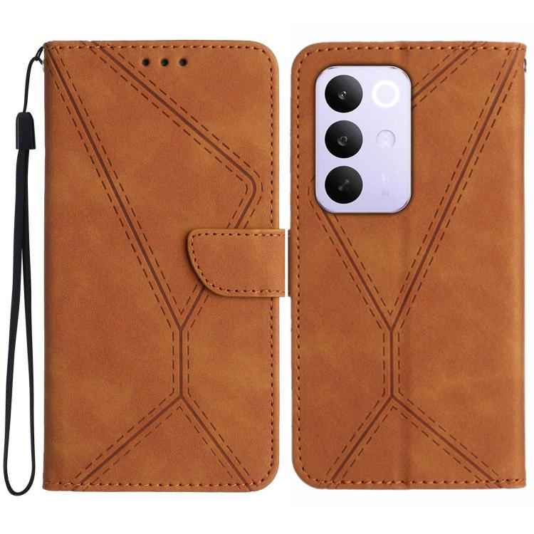 Stitching Embossed Leather Phone Case, For Realme C85 5G, For Realme C85 Pro 4G, For Realme 15T 5G, For Realme 15 5G Global / 15 Pro 5G Global, For Realme C71 4G, For Realme C75 5G, For Realme 14 5G Global / P3 5G Global, For Realme P3 Pro 5G Global