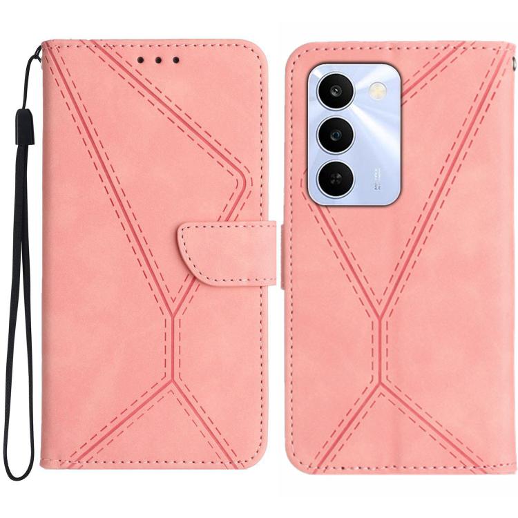 Stitching Embossed Leather Phone Case, For Realme C100 4G, For Realme C83 5G, For Realme 16 Pro+ 5G, For Realme C85 5G, For Realme C85 Pro 4G, For Realme 15T 5G, For Realme 15 5G Global / 15 Pro 5G Global, For Realme C71 4G