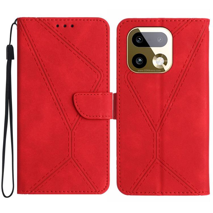 Stitching Embossed Leather Phone Case, For Realme C100 4G, For Realme C83 5G, For Realme 16 Pro+ 5G, For Realme C85 5G, For Realme C85 Pro 4G, For Realme 15T 5G, For Realme 15 5G Global / 15 Pro 5G Global, For Realme C71 4G