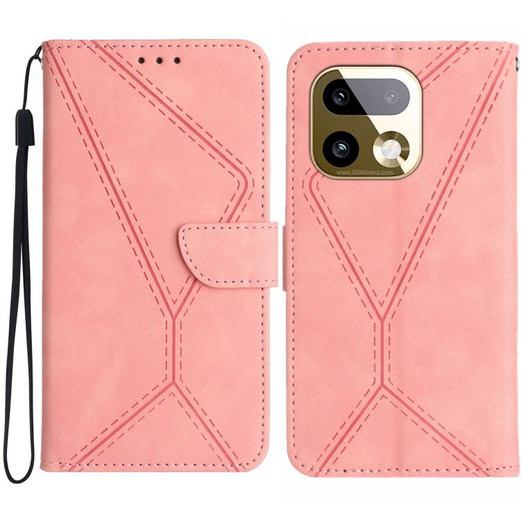 Stitching Embossed Leather Phone Case, For Realme C100 4G, For Realme C83 5G, For Realme 16 Pro+ 5G, For Realme C85 5G, For Realme C85 Pro 4G, For Realme 15T 5G, For Realme 15 5G Global / 15 Pro 5G Global, For Realme C71 4G