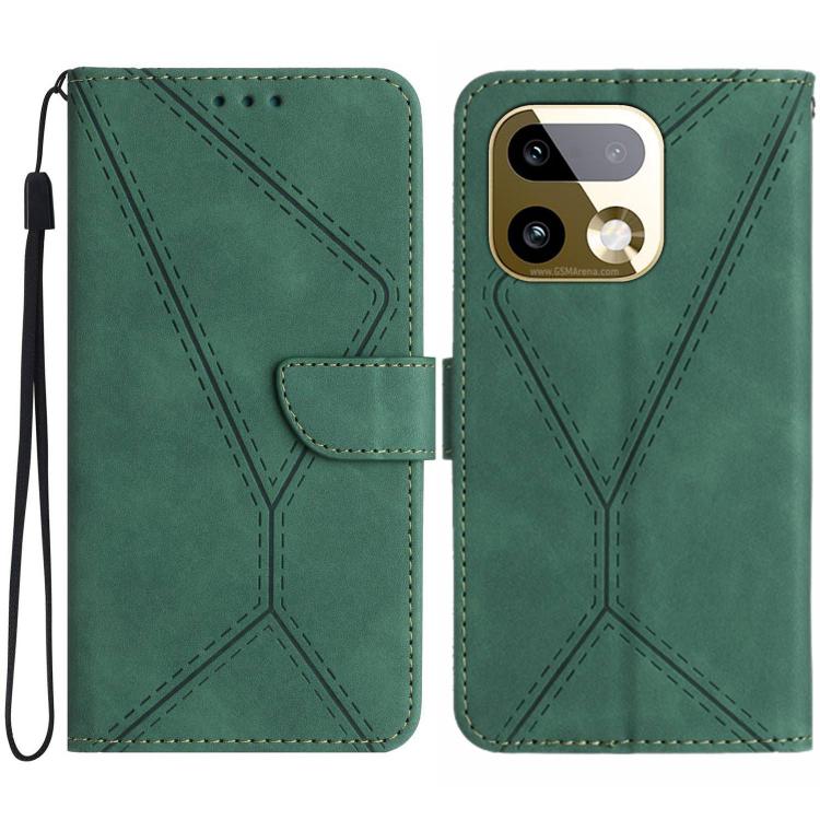 Stitching Embossed Leather Phone Case, For Realme C100 4G, For Realme C83 5G, For Realme 16 Pro+ 5G, For Realme C85 5G, For Realme C85 Pro 4G, For Realme 15T 5G, For Realme 15 5G Global / 15 Pro 5G Global, For Realme C71 4G