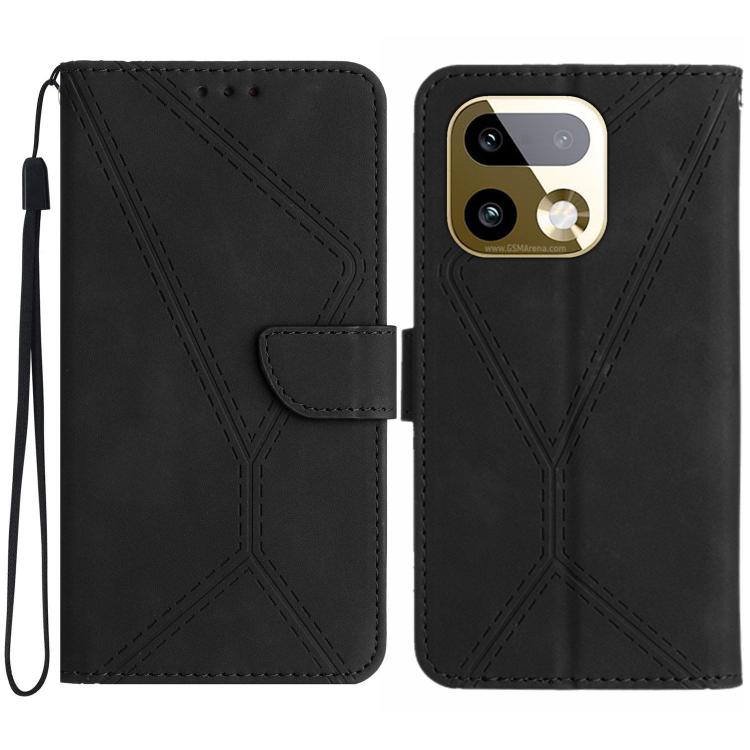 Stitching Embossed Leather Phone Case, For Realme C100 4G, For Realme C83 5G, For Realme 16 Pro+ 5G, For Realme C85 5G, For Realme C85 Pro 4G, For Realme 15T 5G, For Realme 15 5G Global / 15 Pro 5G Global, For Realme C71 4G