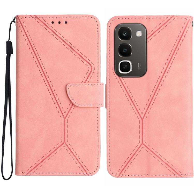 Stitching Embossed Leather Phone Case, For Realme C100 4G, For Realme C83 5G, For Realme 16 Pro+ 5G, For Realme C85 5G, For Realme C85 Pro 4G, For Realme 15T 5G, For Realme 15 5G Global / 15 Pro 5G Global, For Realme C71 4G