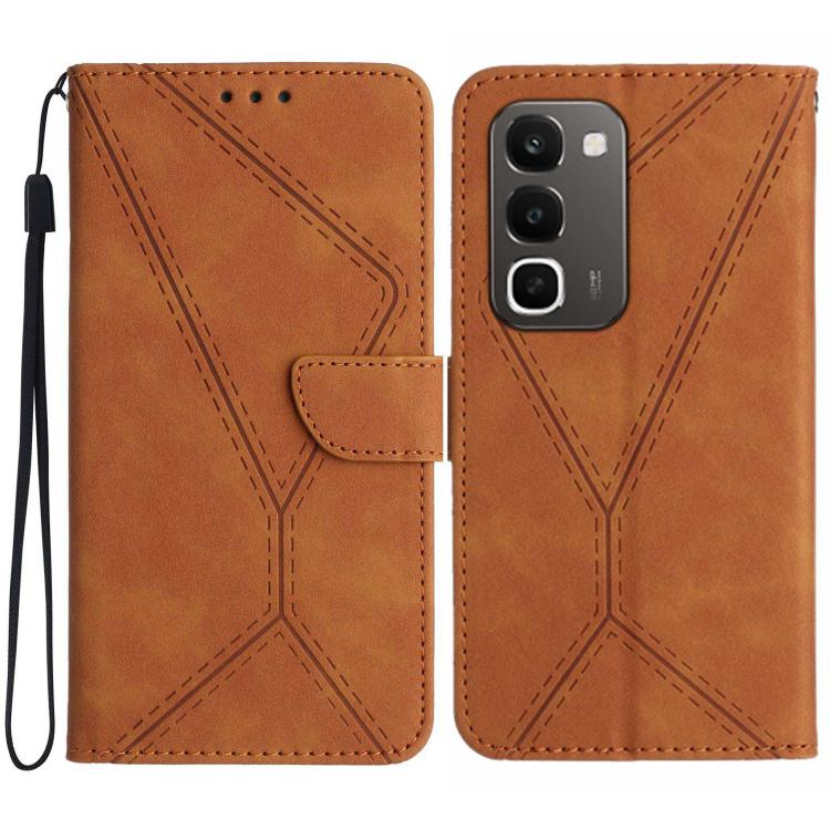 Stitching Embossed Leather Phone Case, For Realme C100 4G, For Realme C83 5G, For Realme 16 Pro+ 5G, For Realme C85 5G, For Realme C85 Pro 4G, For Realme 15T 5G, For Realme 15 5G Global / 15 Pro 5G Global, For Realme C71 4G