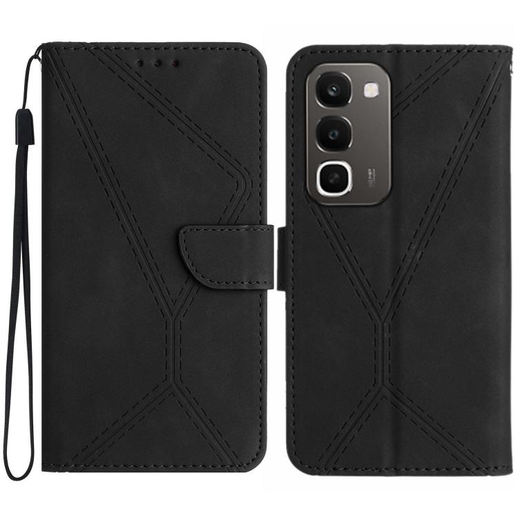 Stitching Embossed Leather Phone Case, For Realme C100 4G, For Realme C83 5G, For Realme 16 Pro+ 5G, For Realme C85 5G, For Realme C85 Pro 4G, For Realme 15T 5G, For Realme 15 5G Global / 15 Pro 5G Global, For Realme C71 4G