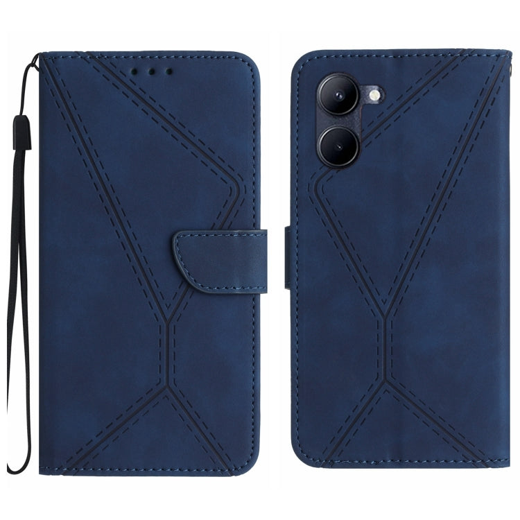 Stitching Embossed Leather Phone Case, For vivo V50 5G Global, For vivo Y03 4G, For vivo Y200e / Y100 IDN / V30 Lite India 5G, For vivo Y78+