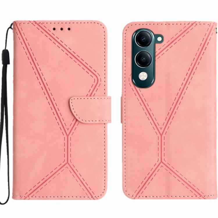 Stitching Embossed Leather Phone Case, For vivo V60 Lite 5G, For vivo V60 5G, For vivo Y39 5G Global, For vivo V50 Lite 5G, For vivo Y04 4G / Y29s 5G, For vivo Y29 4G Global, For vivo V50 5G Global, For vivo Y03 4G