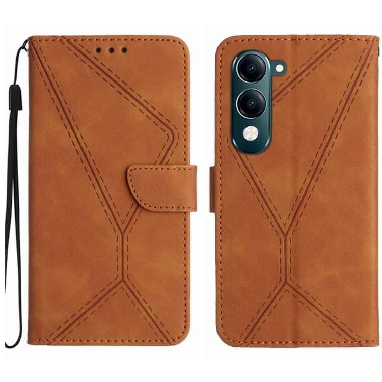 Stitching Embossed Leather Phone Case, For vivo V60 Lite 5G, For vivo V60 5G, For vivo Y39 5G Global, For vivo V50 Lite 5G, For vivo Y04 4G / Y29s 5G, For vivo Y29 4G Global, For vivo V50 5G Global, For vivo Y03 4G