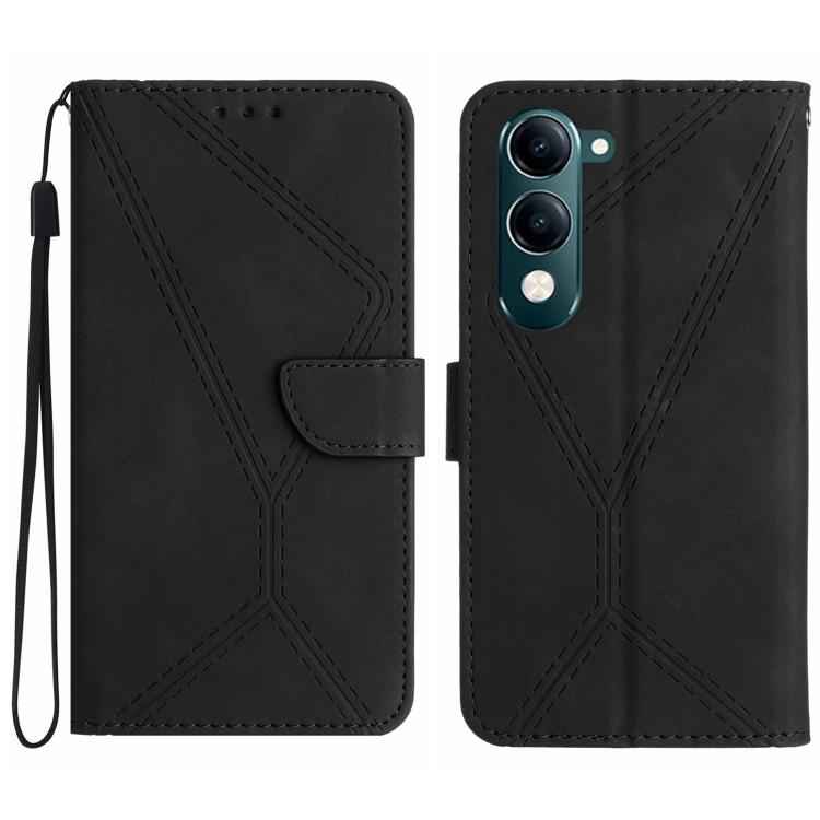 Stitching Embossed Leather Phone Case, For vivo V60 Lite 5G, For vivo V60 5G, For vivo Y39 5G Global, For vivo V50 Lite 5G, For vivo Y04 4G / Y29s 5G, For vivo Y29 4G Global, For vivo V50 5G Global, For vivo Y03 4G