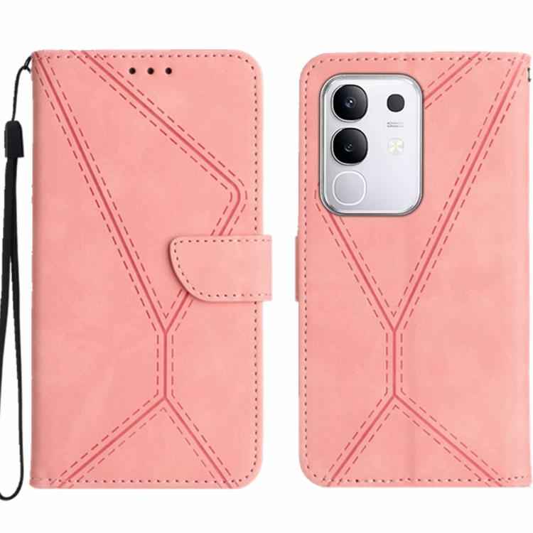 Stitching Embossed Leather Phone Case, For vivo V60 Lite 5G, For vivo V60 5G, For vivo Y39 5G Global, For vivo V50 Lite 5G, For vivo Y04 4G / Y29s 5G, For vivo Y29 4G Global, For vivo V50 5G Global, For vivo Y03 4G