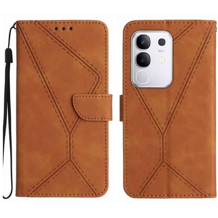 Stitching Embossed Leather Phone Case, For vivo V60 Lite 5G, For vivo V60 5G, For vivo Y39 5G Global, For vivo V50 Lite 5G, For vivo Y04 4G / Y29s 5G, For vivo Y29 4G Global, For vivo V50 5G Global, For vivo Y03 4G