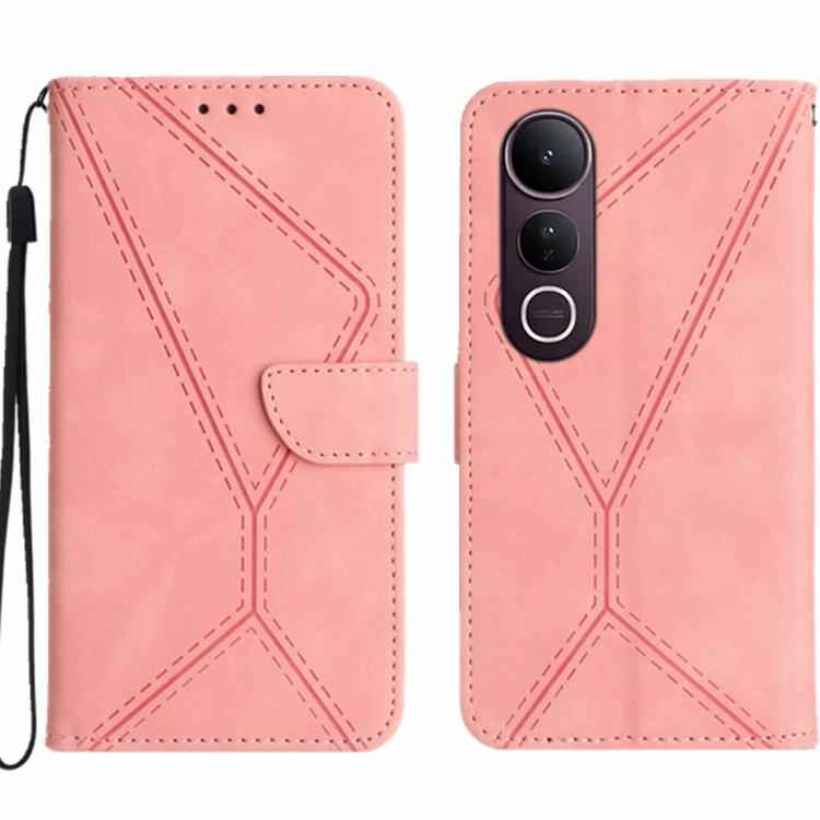 Stitching Embossed Leather Phone Case, For vivo V60 Lite 5G, For vivo V60 5G, For vivo Y39 5G Global, For vivo V50 Lite 5G, For vivo Y04 4G / Y29s 5G, For vivo Y29 4G Global, For vivo V50 5G Global, For vivo Y03 4G