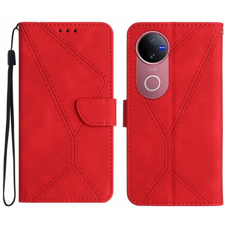 Stitching Embossed Leather Phone Case, For vivo V50 5G Global, For vivo Y03 4G, For vivo Y200e / Y100 IDN / V30 Lite India 5G, For vivo Y78+