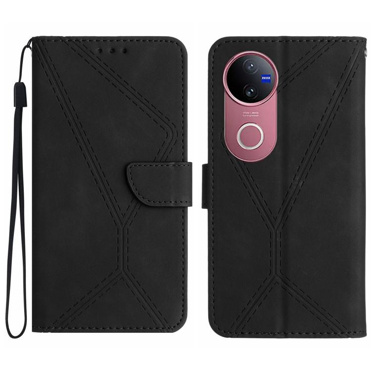 Stitching Embossed Leather Phone Case, For vivo V50 5G Global, For vivo Y03 4G, For vivo Y200e / Y100 IDN / V30 Lite India 5G, For vivo Y78+