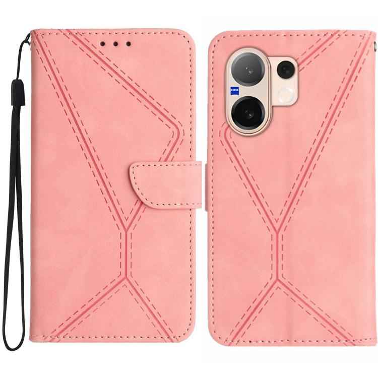 Stitching Embossed Leather Phone Case, For vivo V60 Lite 5G, For vivo V60 5G, For vivo Y39 5G Global, For vivo V50 Lite 5G, For vivo Y04 4G / Y29s 5G, For vivo Y29 4G Global, For vivo V50 5G Global, For vivo Y03 4G