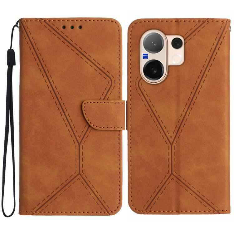 Stitching Embossed Leather Phone Case, For vivo V60 Lite 5G, For vivo V60 5G, For vivo Y39 5G Global, For vivo V50 Lite 5G, For vivo Y04 4G / Y29s 5G, For vivo Y29 4G Global, For vivo V50 5G Global, For vivo Y03 4G