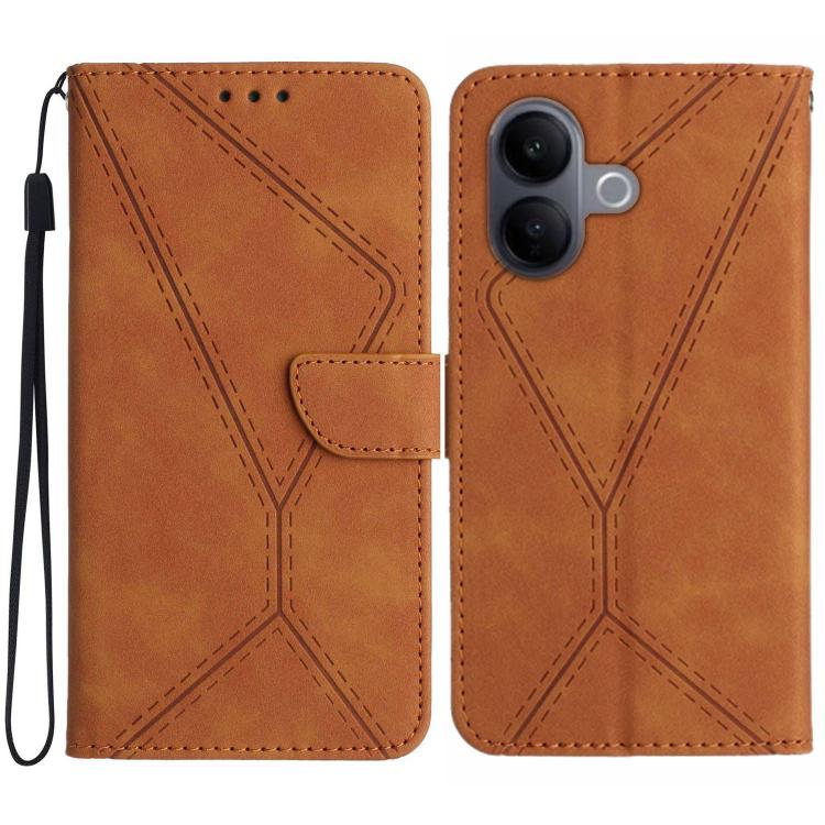 Stitching Embossed Leather Phone Case, For vivo V70 FE 5G, For vivo V70 5G Global / V70 Elite 5G, For vivo V60 Lite 5G, For vivo V60 5G, For vivo Y39 5G Global, For vivo V50 Lite 5G, For vivo Y04 4G / Y29s 5G, For vivo Y29 4G Global