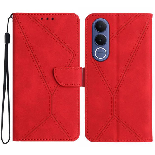 Stitching Embossed Leather Phone Case, For vivo V70 FE 5G, For vivo V70 5G Global / V70 Elite 5G, For vivo V60 Lite 5G, For vivo V60 5G, For vivo Y39 5G Global, For vivo V50 Lite 5G, For vivo Y04 4G / Y29s 5G, For vivo Y29 4G Global