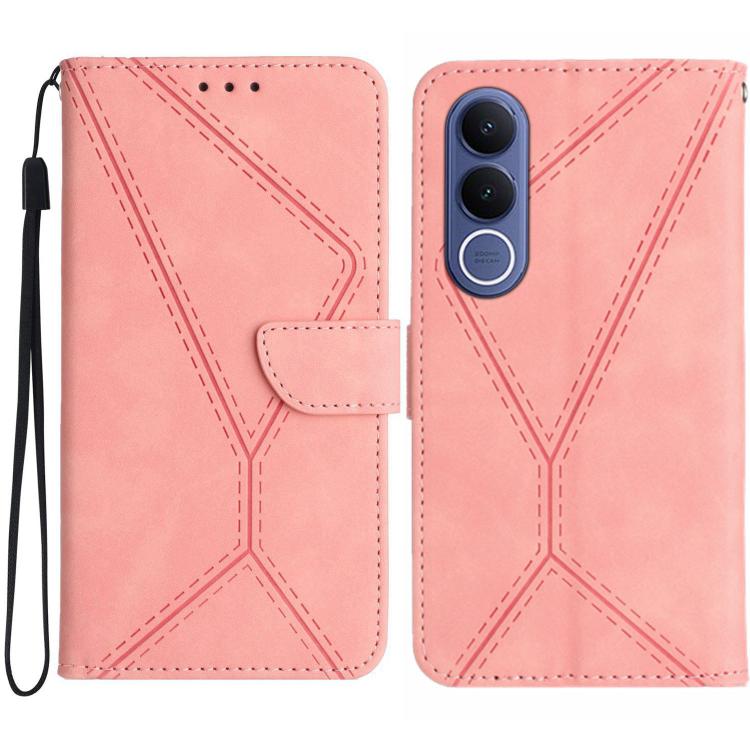 Stitching Embossed Leather Phone Case, For vivo V70 FE 5G, For vivo V70 5G Global / V70 Elite 5G, For vivo V60 Lite 5G, For vivo V60 5G, For vivo Y39 5G Global, For vivo V50 Lite 5G, For vivo Y04 4G / Y29s 5G, For vivo Y29 4G Global