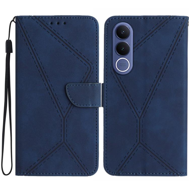 Stitching Embossed Leather Phone Case, For vivo V70 FE 5G, For vivo V70 5G Global / V70 Elite 5G, For vivo V60 Lite 5G, For vivo V60 5G, For vivo Y39 5G Global, For vivo V50 Lite 5G, For vivo Y04 4G / Y29s 5G, For vivo Y29 4G Global