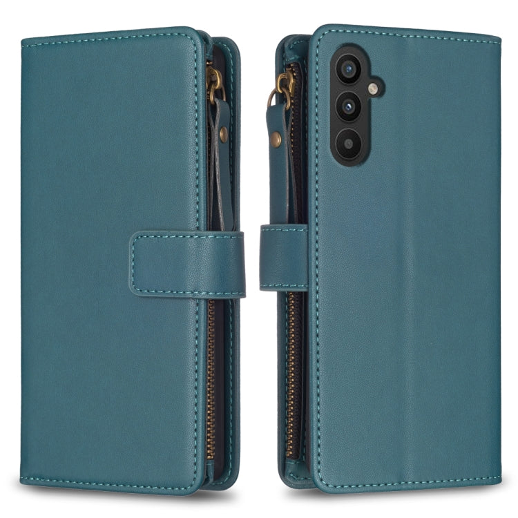 9 Card Slots Zipper Wallet Leather Flip Phone Case, For Samsung Galaxy A55, For Samsung Galaxy A15, For Samsung Galaxy A24 4G, For Samsung Galaxy S24 Ultra 5G, For Samsung Galaxy A35, For Samsung Galaxy A25 5G, For Samsung Galaxy M34 5G                ...