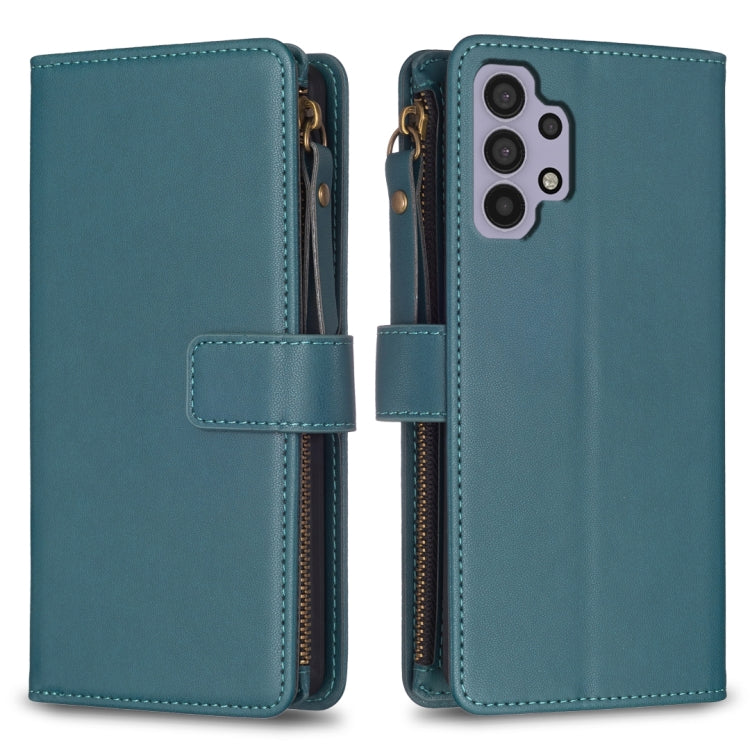9 Card Slots Zipper Wallet Leather Flip Phone Case, For Samsung Galaxy A32 5G, For Samsung Galaxy S21 5G, For Samsung Galaxy S21+ 5G, For Samsung Galaxy S21 Ultra 5G, For Samsung Galaxy A12, For Samsung Galaxy A42 5G, For Samsung Galaxy A31            ...