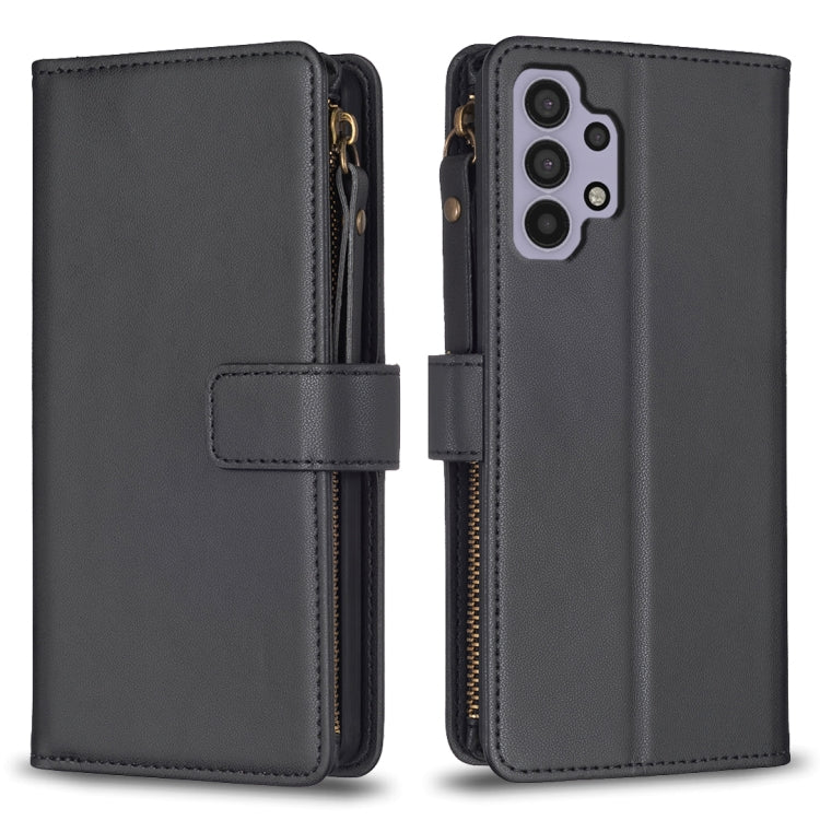 9 Card Slots Zipper Wallet Leather Flip Phone Case, For Samsung Galaxy A32 5G, For Samsung Galaxy S21 5G, For Samsung Galaxy S21+ 5G, For Samsung Galaxy S21 Ultra 5G, For Samsung Galaxy A12, For Samsung Galaxy A42 5G, For Samsung Galaxy A31            ...