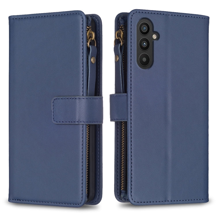 9 Card Slots Zipper Wallet Leather Flip Phone Case, For Samsung Galaxy S23 FE 5G, For Samsung Galaxy A14, For Samsung Galaxy S24 5G, For Samsung Galaxy A34 5G, For Samsung Galaxy A54 5G, For Samsung Galaxy S23 Ultra 5G, For Samsung Galaxy S23 5G       ...