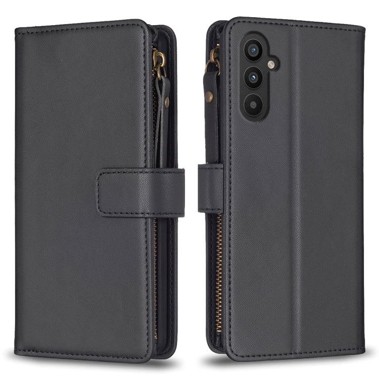 9 Card Slots Zipper Wallet Leather Flip Phone Case, For Samsung Galaxy S23 FE 5G, For Samsung Galaxy A14, For Samsung Galaxy S24 5G, For Samsung Galaxy A34 5G, For Samsung Galaxy A54 5G, For Samsung Galaxy S23 Ultra 5G, For Samsung Galaxy S23 5G       ...
