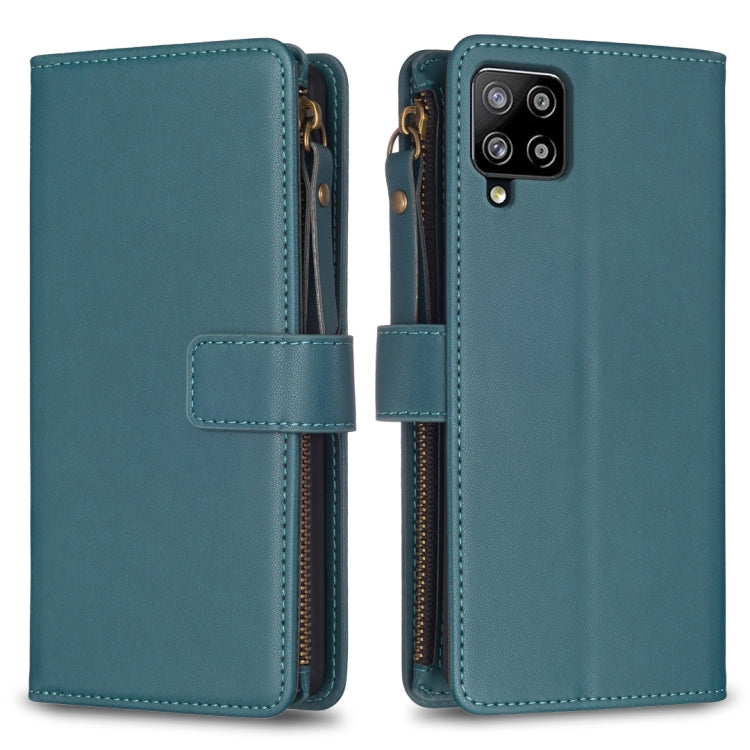 9 Card Slots Zipper Wallet Leather Flip Phone Case, For Samsung Galaxy A32 5G, For Samsung Galaxy S21 5G, For Samsung Galaxy S21+ 5G, For Samsung Galaxy S21 Ultra 5G, For Samsung Galaxy A12, For Samsung Galaxy A42 5G, For Samsung Galaxy A31            ...