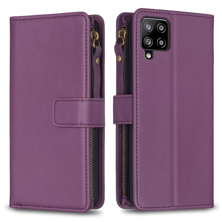 9 Card Slots Zipper Wallet Leather Flip Phone Case, For Samsung Galaxy A32 5G, For Samsung Galaxy S21 5G, For Samsung Galaxy S21+ 5G, For Samsung Galaxy S21 Ultra 5G, For Samsung Galaxy A12, For Samsung Galaxy A42 5G, For Samsung Galaxy A31            ...