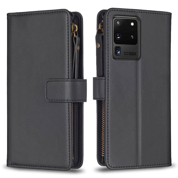 9 Card Slots Zipper Wallet Leather Flip Phone Case, For Samsung Galaxy A32 5G, For Samsung Galaxy S21 5G, For Samsung Galaxy S21+ 5G, For Samsung Galaxy S21 Ultra 5G, For Samsung Galaxy A12, For Samsung Galaxy A42 5G, For Samsung Galaxy A31            ...