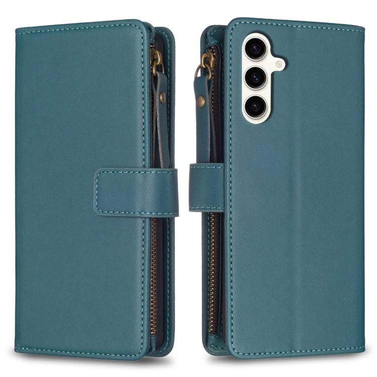 9 Card Slots Zipper Wallet Leather Flip Phone Case, For Samsung Galaxy A55, For Samsung Galaxy A24 4G, For Samsung Galaxy A15, For Samsung Galaxy S24 Ultra 5G, For Samsung Galaxy A35, For Samsung Galaxy A25 5G, For Samsung Galaxy M34 5G                ...