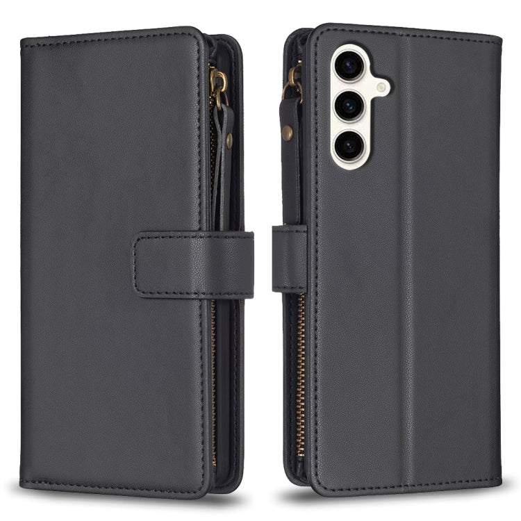 9 Card Slots Zipper Wallet Leather Flip Phone Case, For Samsung Galaxy A55, For Samsung Galaxy A24 4G, For Samsung Galaxy A15, For Samsung Galaxy S24 Ultra 5G, For Samsung Galaxy A35, For Samsung Galaxy A25 5G, For Samsung Galaxy M34 5G                ...