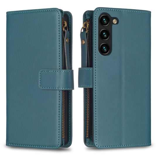 9 Card Slots Zipper Wallet Leather Flip Phone Case, For Samsung Galaxy S24+ 5G, For Samsung Galaxy S23 FE 5G, For Samsung Galaxy S24 5G, For Samsung Galaxy A34 5G, For Samsung Galaxy A54 5G, For Samsung Galaxy S23 Ultra 5G, For Samsung Galaxy S23 5G   ...