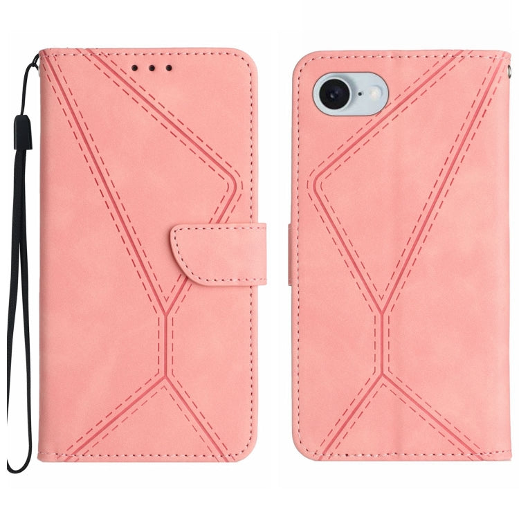 Stitching Embossed Leather Phone Case, For iPhone 18 Pro / 17 Pro, For iPhone 18 Pro Max / 17 Pro Max, For iPhone 17e / 16e, For iPhone 17, For iPhone Air, For iPhone 16 Pro Max, For iPhone 16 Pro, For iPhone 16 Plus